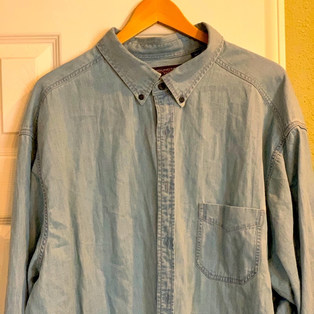 Long sleeve jean shirt